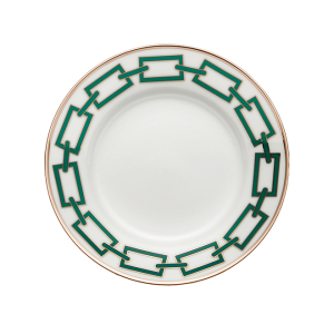 Ginori Catene Emerald Bread Plate - 6.5"